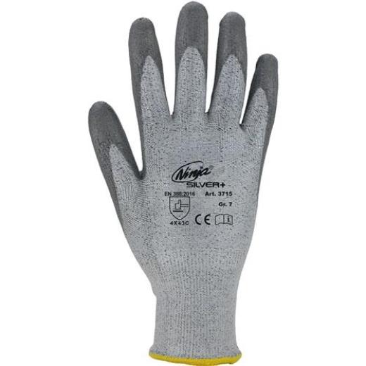 Schnittschutzhandschuhe Ninja Gr.8 grau EN 388 PSA II 12 PA | 12 Stück