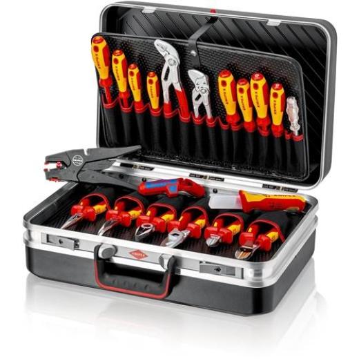 Werkzeugkoffer 20-tlg.Koffer a.ABS-Material Elektroinstallation KNIPEX