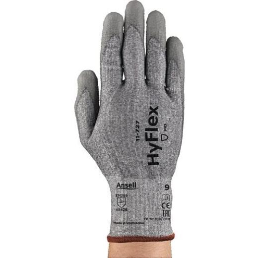 Schnittschutzhandschuhe HyFlex® 11-727 Gr.11 grau EN 388 PSA II | 12 Stück