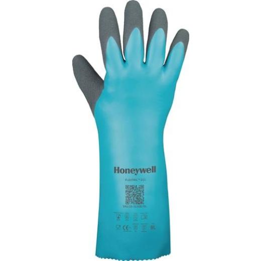 Chemiehandschuhe FLEXTRIL™ 211 Gr.9 grün EN 388,EN 374,EN 407 PSA III HONEYWELL | 12 Stück