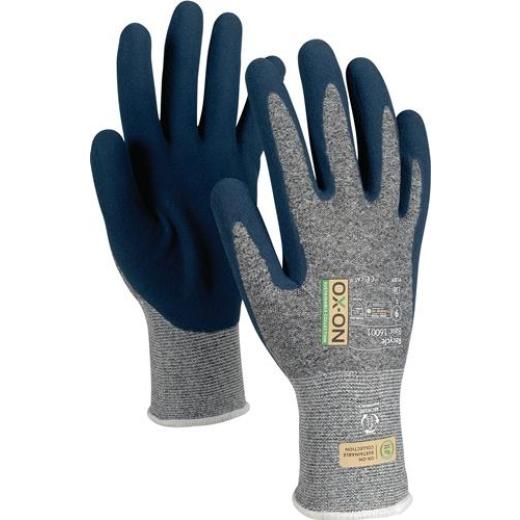 Handschuh Recycle Basic 16001 Gr.10 blau/hellblau EN388 EN420+A1 PSA II OX-ON | 12 Stück