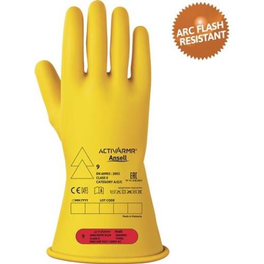 Elektrikerschutzhandschuh ActivArmr® RIG011Y Gr.9 gelb