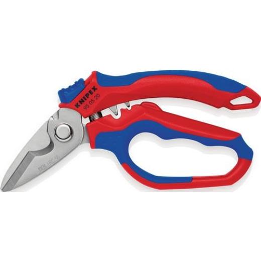 Elektriker-/Handwerkerschere L.160mm Mehrkomp.-Hüllen KNIPEX