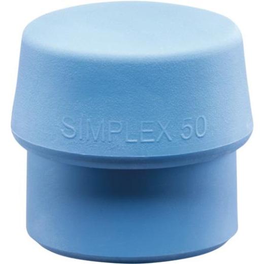 Schonhammerkopf SIMPLEX Kopf-Ø 40mm TPE-soft blau weich HALDER