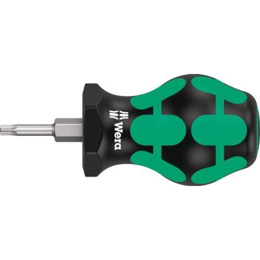 Schraubendreher 367 TORX® Stubby Gr.T 10 Klingen-L.25mm 2K-Griff Rundkl.WERA