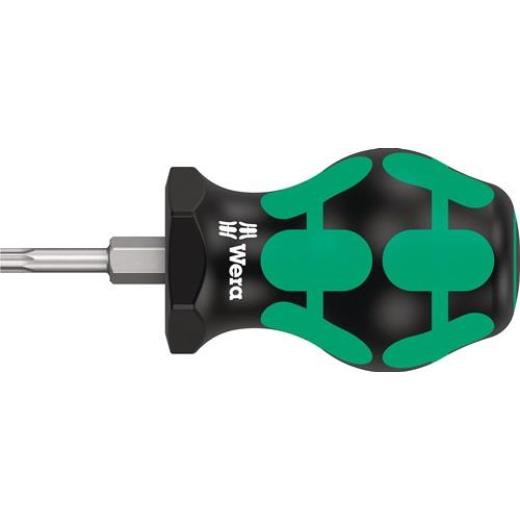 Schraubendreher 367 TORX® Stubby Gr.T 15 Klingen-L.25mm 2K-Griff Rundkl.WERA