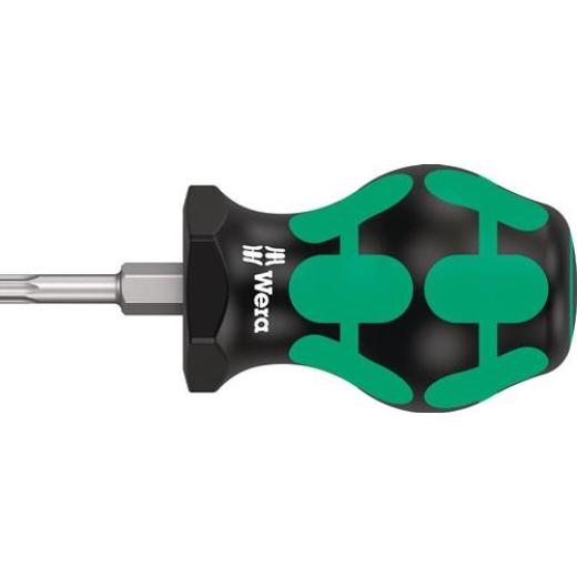 Schraubendreher 367 TORX® Stubby Gr.T 20 Klingen-L.25mm 2K-Griff Rundkl.WERA