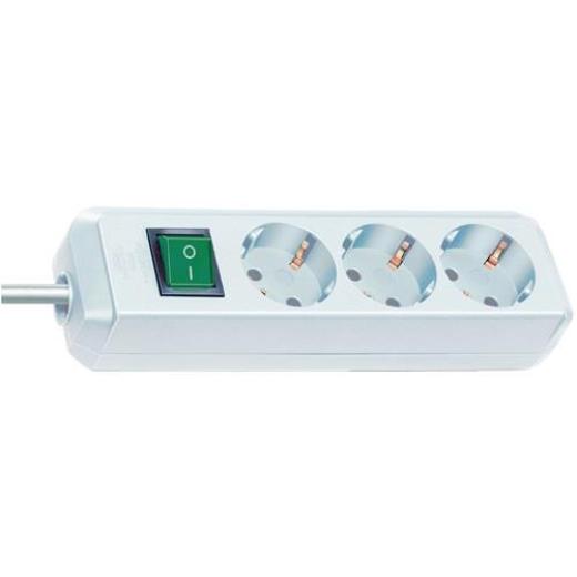 Steckdosenleiste Eco Line 16 A 250 V Steckd.3 m.Schalter 1,5m H05VV-F 3x1,5 mm²