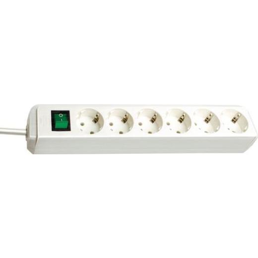 Steckdosenleiste Eco Line 16 A 250 V Steckd.6 1,5m H05VV-F 3x1,5mm² BRENNENSTUHL