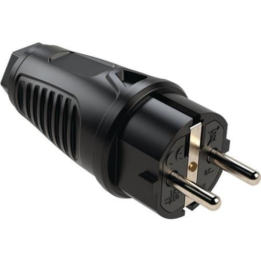 Schutzkon.st.10-/16 A 250 V schwarz IP54 VG JÄGER DIREKT