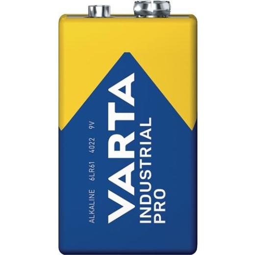 Batterie Industrial PRO 9 V 6AM6 9V-Block 630 mAh 6LR61 4022 20 St./Krt.VARTA | 20 Stück