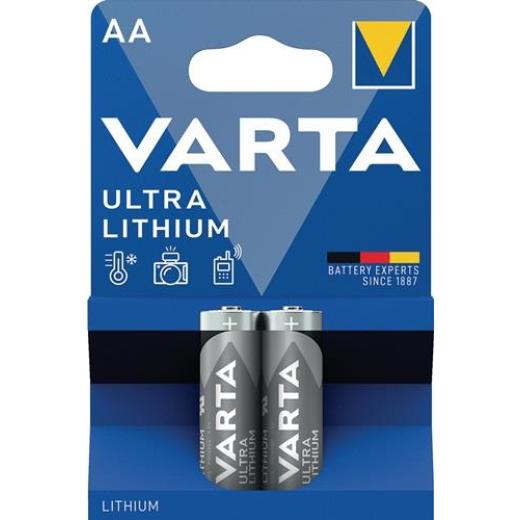 Batterie ULTRA Lithium 1,5 V AA Mignon 2900 mAh FR14505 6106 2 St./Bl.VARTA