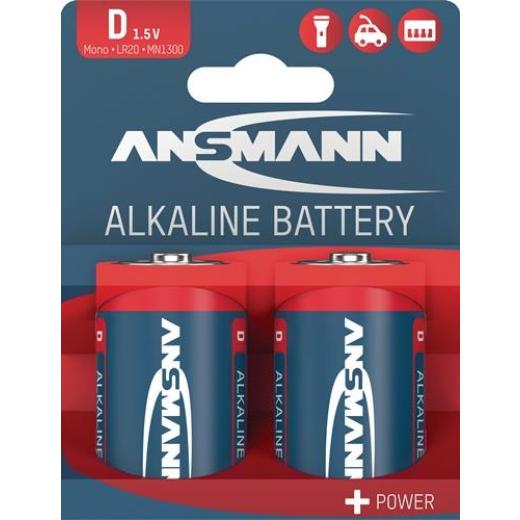 Batterie 1,5 V D-AM1-Mono 16000 mAh LR20 4920 2 St./Bl.ANSMANN