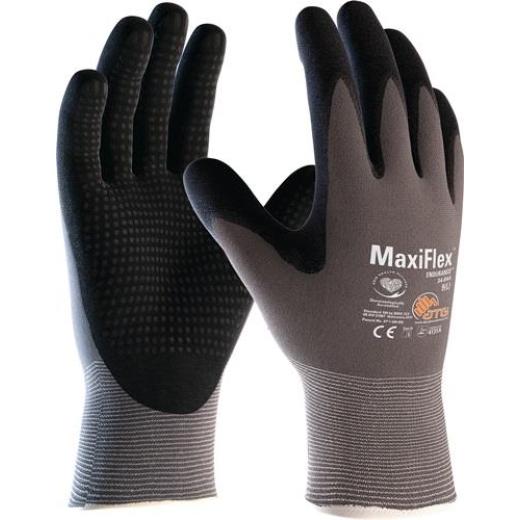 Handschuhe MaxiFlex Endurance 34-844 Gr.10 grau/schw. Nyl.m.Nitril EN388 Kat.II | 12 Stück