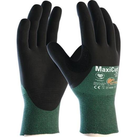 Schnittschutzhandschuhe MaxiCut®Oil™ 44-305 Gr.10 grün/schwarz EN 388 PSA II | 12 Stück