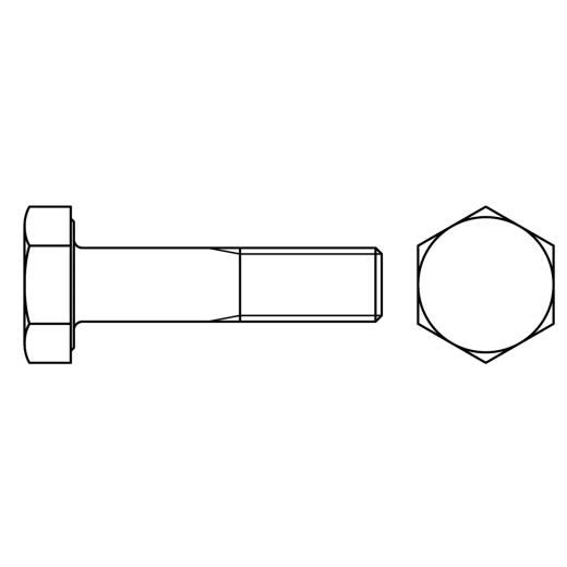 EN 14399-4 | P | Sechskantschrauben mit großer SW | M 16 x 100 | 1 Stück