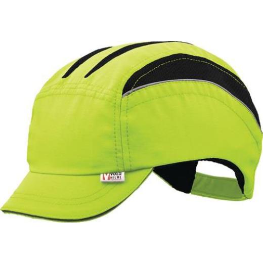 Anstoßkappe VOSS-Cap neo 53-61cm neongelb EN812:2012-04 VOSS