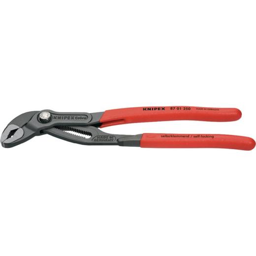 Wasserpumpenzange Cobra® L.250mm Spann-W.46mm pol.Ku.-Überzug KNIPEX