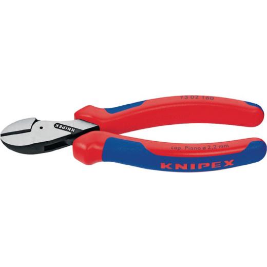 Kompaktseitenschneider X-Cut® L.160mm Kopf pol.Mehrkomp.-Hülle KNIPEX