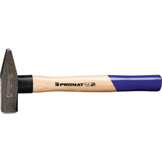 Schlosserhammer 600g Stiel-L.320mm Hickory m.Nylonschutzhülse PROMAT