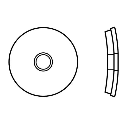 Dichtscheiben mit aufvulkanisierter Dichtungslage | 16 x 6,8 x 1 | 1000 Stück