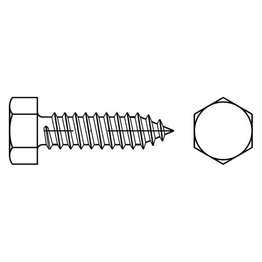 ISO 1479 Sechskant-Blechschrauben mit Spitze | C 3,5 x 38 | 1000 Stück