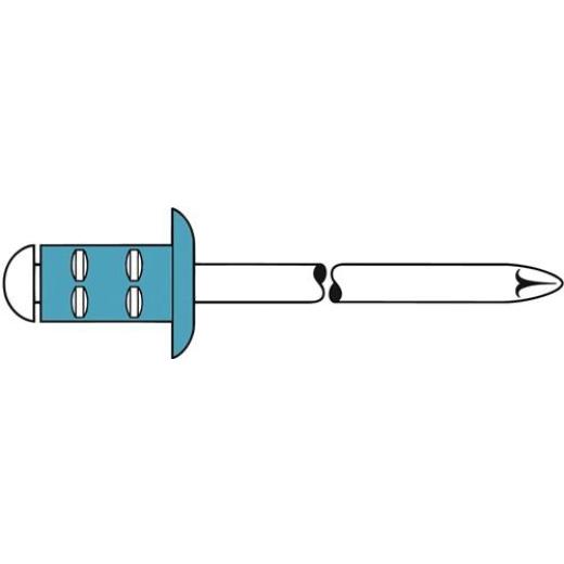 Blindniet PolyGrip® Nietschaft dxl 3,2x11mm VA 1000 St.GESIPA | 1000 Stück