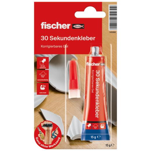 fischer 30 Sekundenkleber | 5 Stück