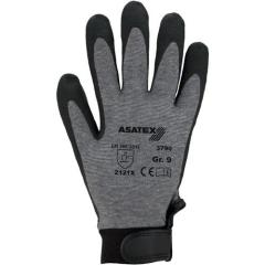 Handschuhe Gr.8 grau EN 388 PSA II Baumwolle/Elastan ASATEX | 12 Stück