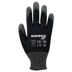 Handschuhe Gr.10 schwarz PA m.Soft-Polyurethan ASATEX | 12 Stück