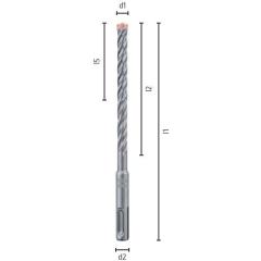 Hammerbohrersatz FORCE X 7-tlg.X SDS-plus Ku.-Box ALPEN