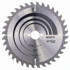 Kreissägeblatt Optiline Wood AD 230mm Z.36 WZ Bohr.30mm Schnitt-B.2,8mm HM BOSCH