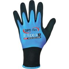 Handschuhe Winter Aqua Guard Gr.10 schwarz/blau EN 388,EN 511 PSA II OPTIFLEX | 12 Stück