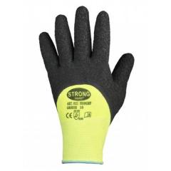 Handschuh NEONGRIP Gr.10 neongelb/schwarz EN 420,EN 388 PSA II STRONGHAND | 12 Stück