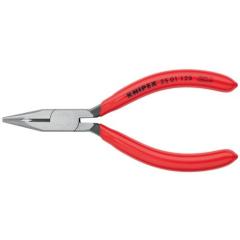 Flachrundzange L.125mm flach/rund ger.pol.Ku.-Überzug KNIPEX