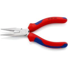 Flachrundzange L.140mm flach/rund ger.Mehrkomp.-Hüllen KNIPEX