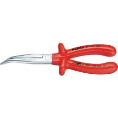 Flachrundzange L.200mm Form 2 40Grad gew.VDE tauchisol.KNIPEX