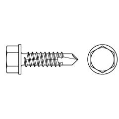 DIN 7504 Bohrschrauben, mit Blechschrauben-Gewinde |  K 5,5 x 60 | 250 Stück