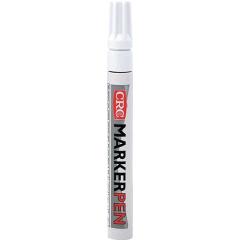 Permanentmarker MARKERPEN weiß Strich-B.1-4,5mm Schreibspitze wasserfest CRC | 12 Stück