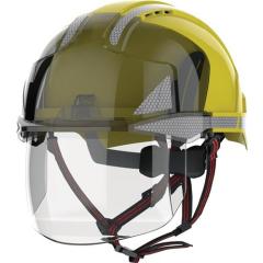 Industriekletterhelm EVO® VISTAshield® Dualswitch™ gelb/rauch ABS