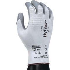 Handschuhe HyFlex 11-800 Gr.9 weiß/grau EN 388 PSA II Nyl.m.Nitrilschaum ANSELL | 12 Stück