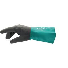 Chemiehandschuh AlphaTec 58-430 Gr.10 grün/grau EN 388,EN 374,EN 1149 Kat.III | 12 Stück