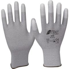 Handschuhe Gr.10 grau/weiß EN 388,EN 16350 PSA II | 12 Stück