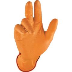 Einweghandschuh Grip Orange Gr.11 orange Nitril 50 St./Box