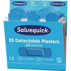 Pflasterstrips Salvequick detectable 6 Nachfüllpack je 35 St.SALVEQUICK