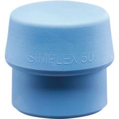 Schonhammerkopf SIMPLEX Kopf-Ø 40mm TPE-soft blau weich HALDER