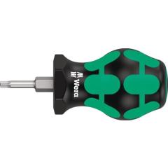 Schraubendreher 367 TORX® Stubby Gr.T 10 Klingen-L.25mm 2K-Griff Rundkl.WERA