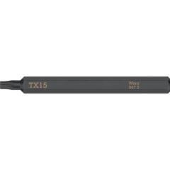 Bit 867 S TORX 15x70mm 1/4 Zoll TORX 15x70mm L.70mm WERA | 5 Stück