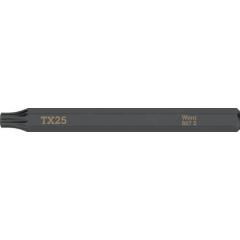 Bit 867 S TORX 25x70mm 1/4 Zoll TORX 25x70mm L.70mm WERA | 5 Stück