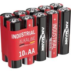 Batterie Industrial 1,5V AA Mignon 2700 mAh LR6 4006 10 St./Pk.ANSMANN | 10 Stück